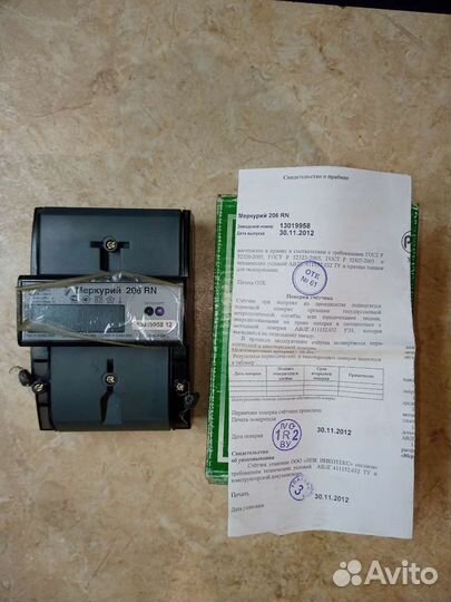 Счетчики новые электрические Меркурий