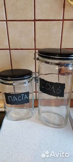 Ёмкость, контейнер, банка для круп стекло