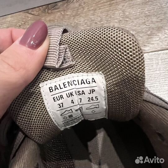 Кроссовки Balenciaga track 37 размер серо-розовые