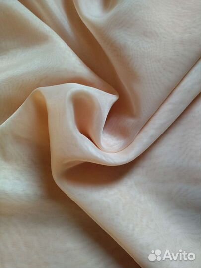 Шифон однотонный разный