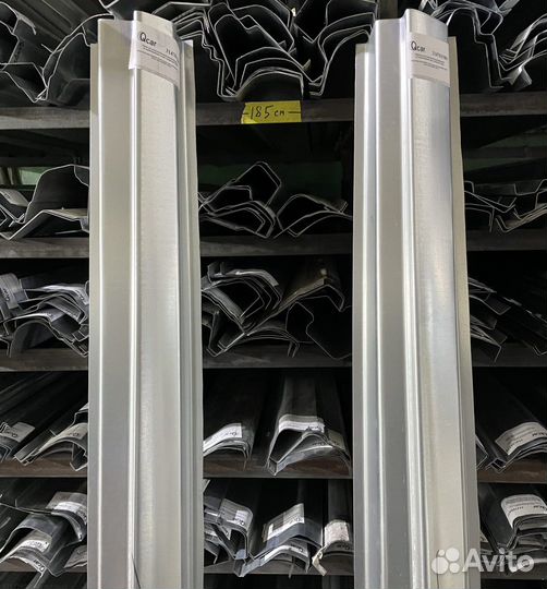 Порог левый Skoda Fabia 2007-2014 (полный профиль)