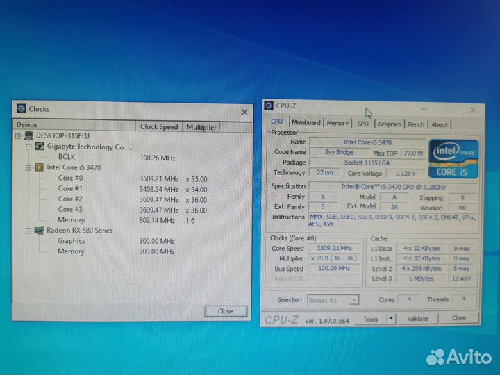 Процессор Intel core i5-3470 lga 1155