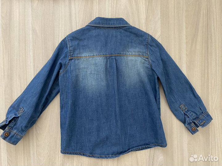Джинсовая рубашка 86