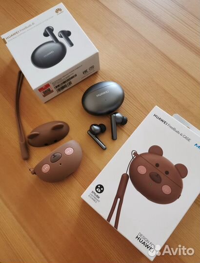 Беспроводные наушники huawei freebuds 4i с чехлом