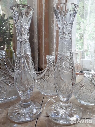 Хрустальные вазы. Германия 1960-70-е