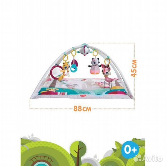 Развивающий коврик tiny love принцесса