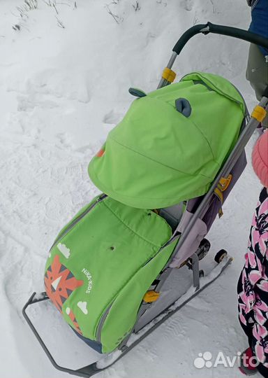 Санки коляска ника