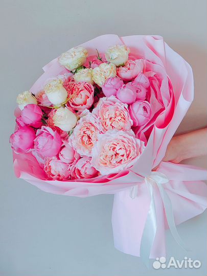 Букет кустовых роз Цветы Доставка