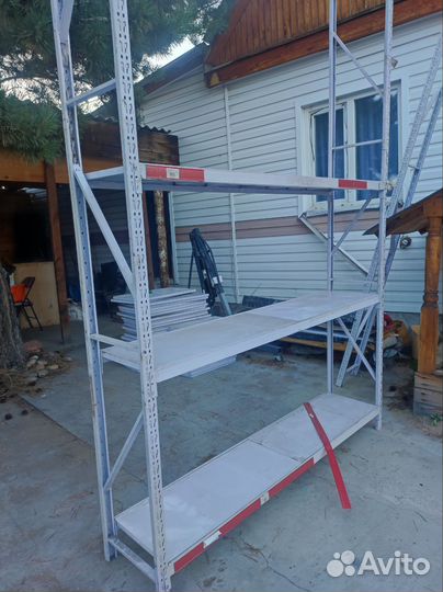 Стеллажи металлические бу для гаража для склада
