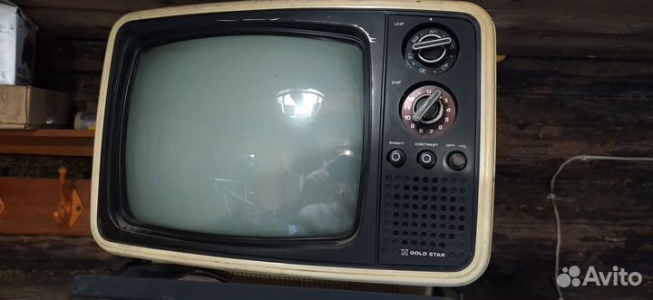 Телевизор чб раритетный Goldstar VR 317 1981г.в