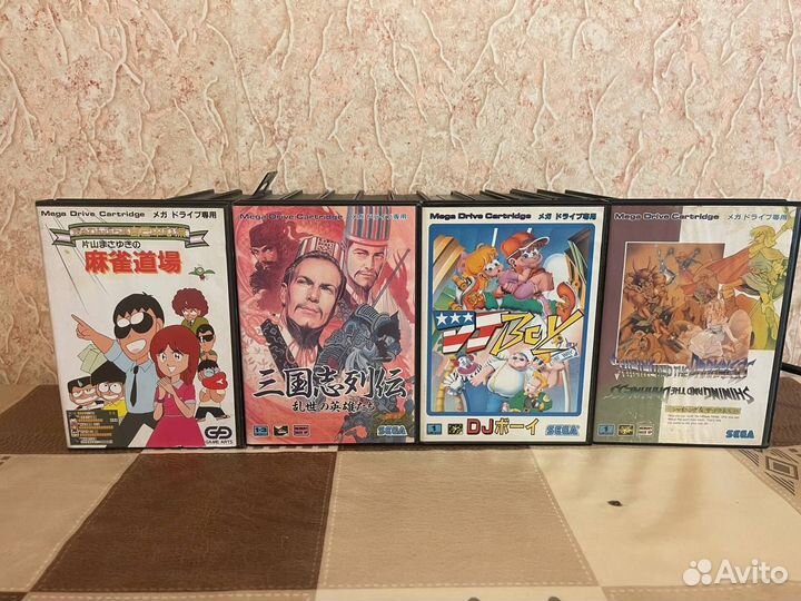 Sega megadrive JAP игры, картриджи (лицензия)