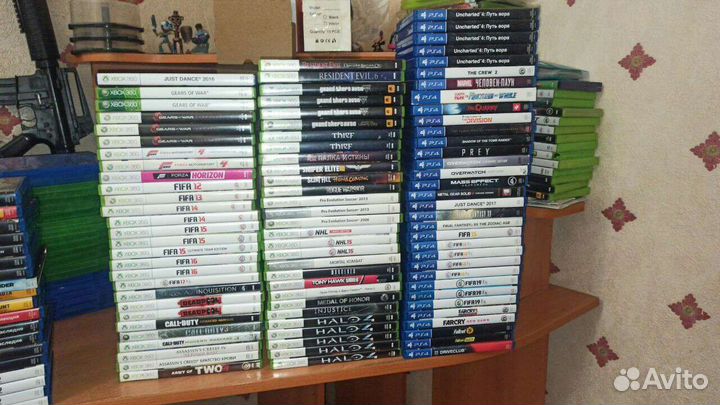 Диски на xbox 360 и ps4