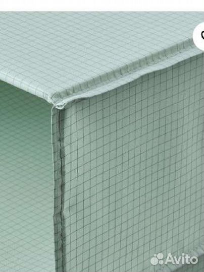 Полка подвесная IKEA светло серо зелёная