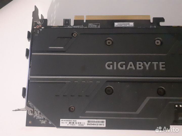 Видеокарта gtx 1660 super gigabyte