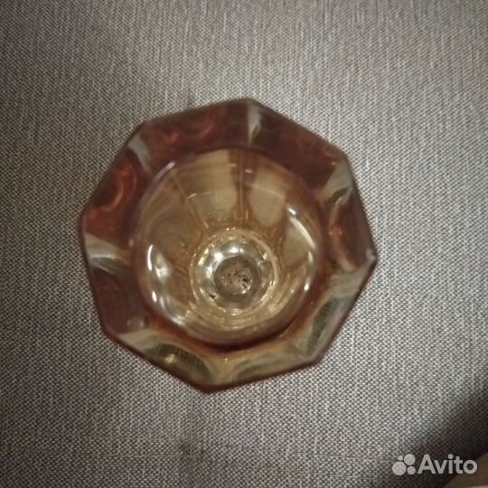 Ваза лзхс,восьмигранная, хрусталь, СССР