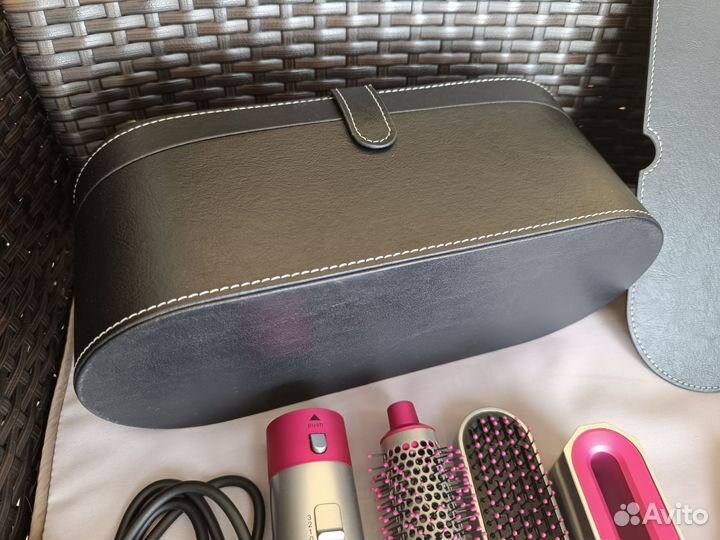 Мультистайлер, фен, стайлер для волос 5в1 в кейсе