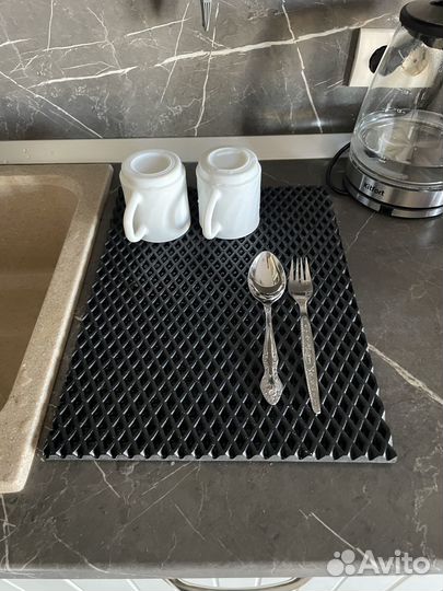 Коврик для кухни, коврик для посуды 30х40