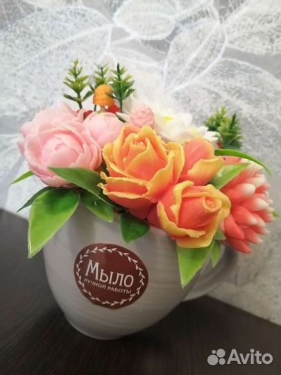 Букет из мыла