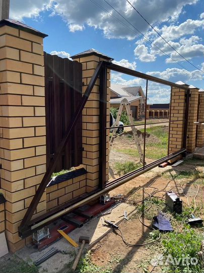 Откатные ворота автоматические