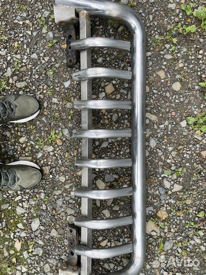 Защита переднего бампера Nissan Patrol