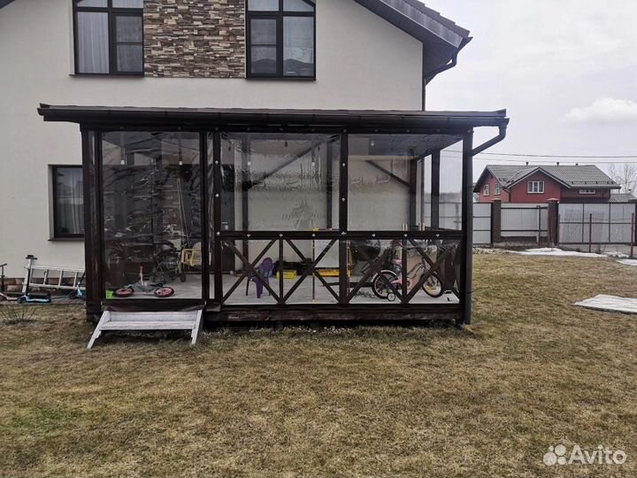 Мягкие окна для террас и беседок