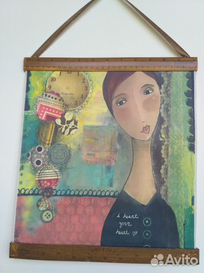 Картина печать на холсте