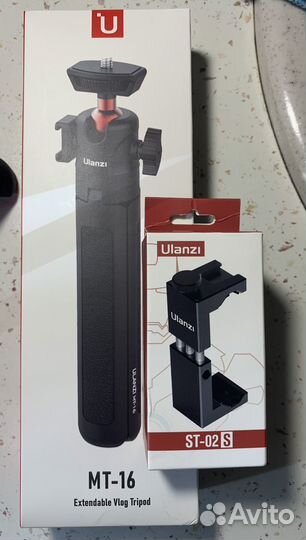 Настольный штатив Ulanzi MT-16 + держатель ST-02S