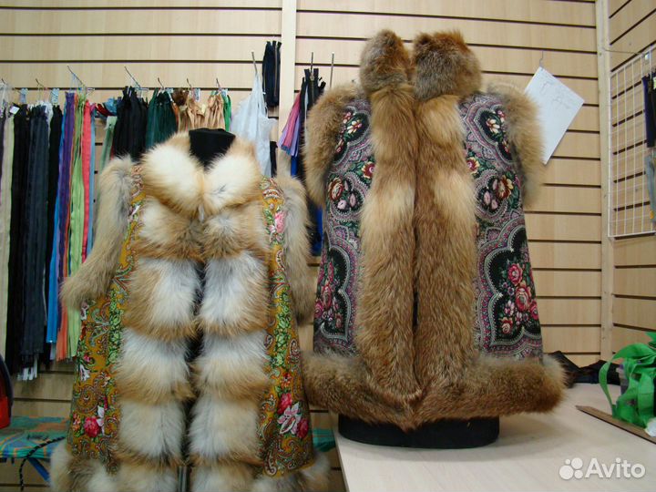 Жилетки меховые пошив