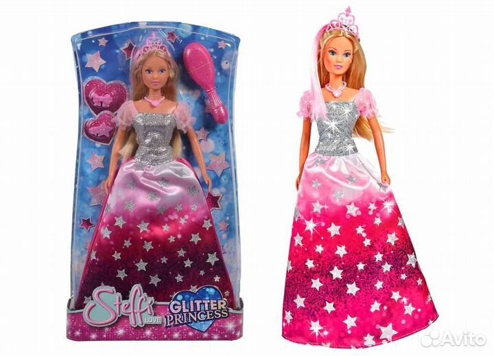 Кукла Штеффи в блестящем платье 5733317