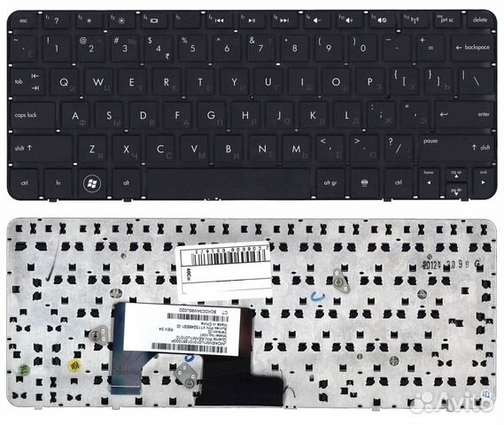 Клавиатура HP Compaq Mini 1103, 110-3500 черная