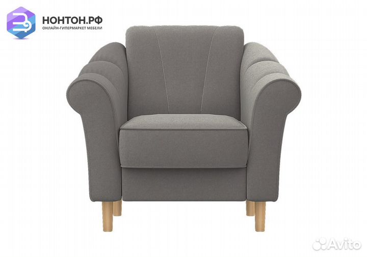 Кресло Ника серое
