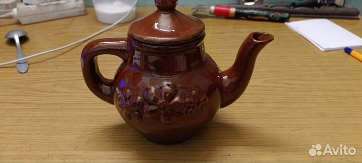 Чайник заварочный глиняный СССР