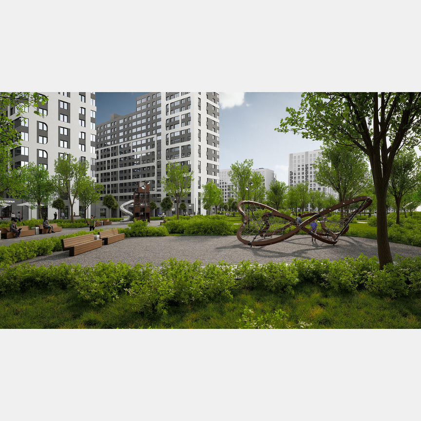 2-к. квартира, 71,1 м², 4/17 эт.