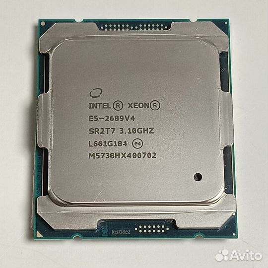 Процессор Xeon e5 2689v4 LGA 2011-3