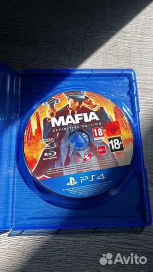 Mafia definitive edition ps4 диск