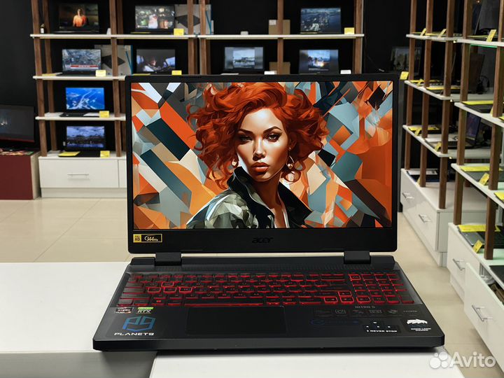 Ноутбук Acer Nitro 5 / R5-6600H / RTX 3050