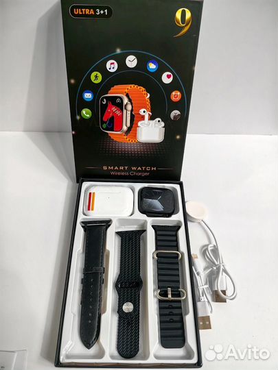 Набор часы + наушники