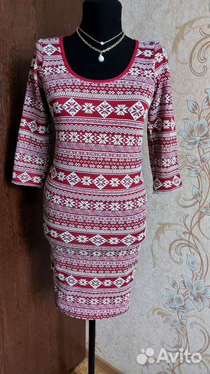 Платье женское трикотажное миди Terranova 42-44