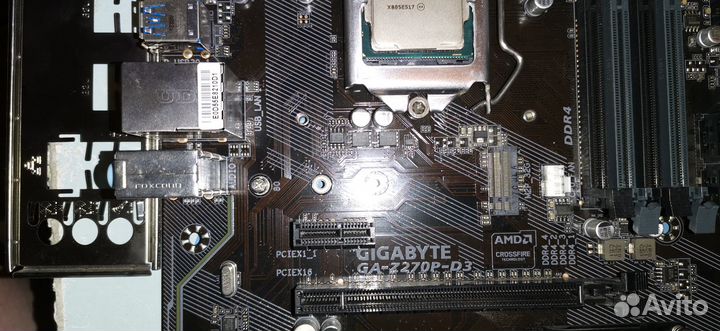Gigabyte z270, i5 7400 комплект