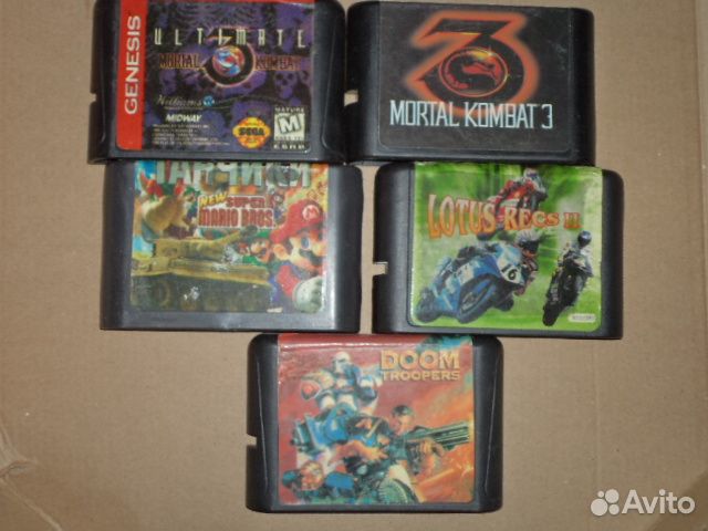 Картриджи sega