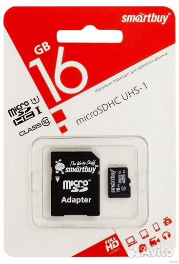 Micro sdhc карта памяти Smartbuy 32GB Class 10