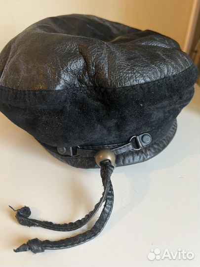 Берет женский натуральная кожа