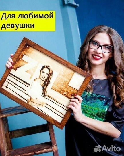 Выжигание портретов по фото (оригинальный подарок)
