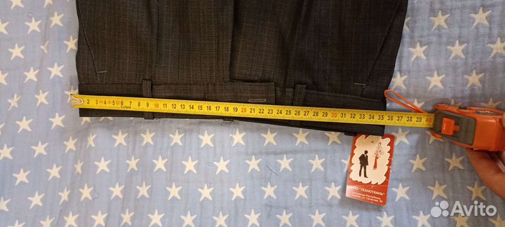 Брюки новые т.серые 164 см