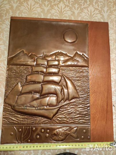 Панно чеканка