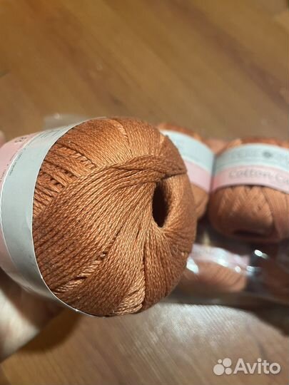 Пряжа хлопок мерсеризованный