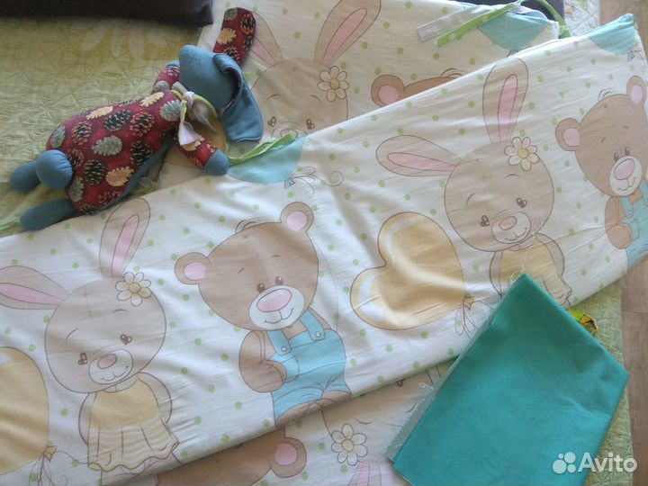 Бортики в кроватку бу