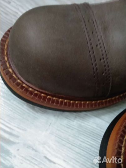 Ботинки мужские винтажные в стиле red wings