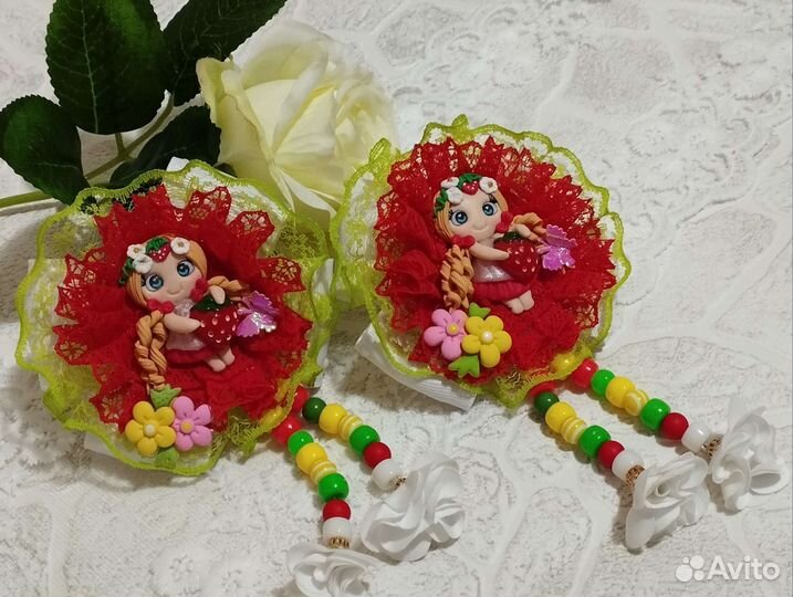 Бантики для девочек ручной работы