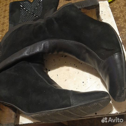Сапоги натуральная кожа